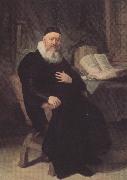 REMBRANDT Harmenszoon van Rijn Portrait of the Preacher Fobannes (mk33) painting